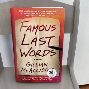 Famous Last Words by Gillian McAllister
